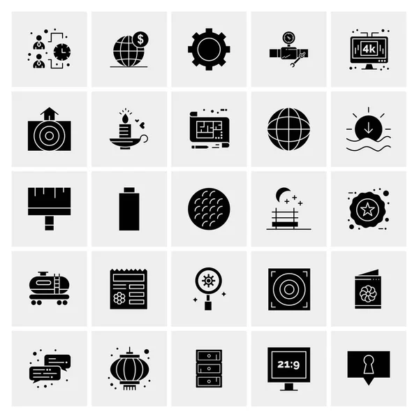 Σύνολο 25 Universal Business Icons Vector — Διανυσματικό Αρχείο