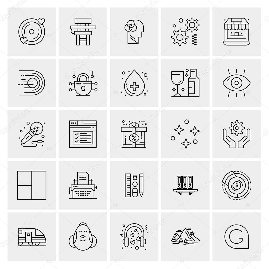 set of universal creative icons, simply vector Illustrations for web and mobile apps and projects 