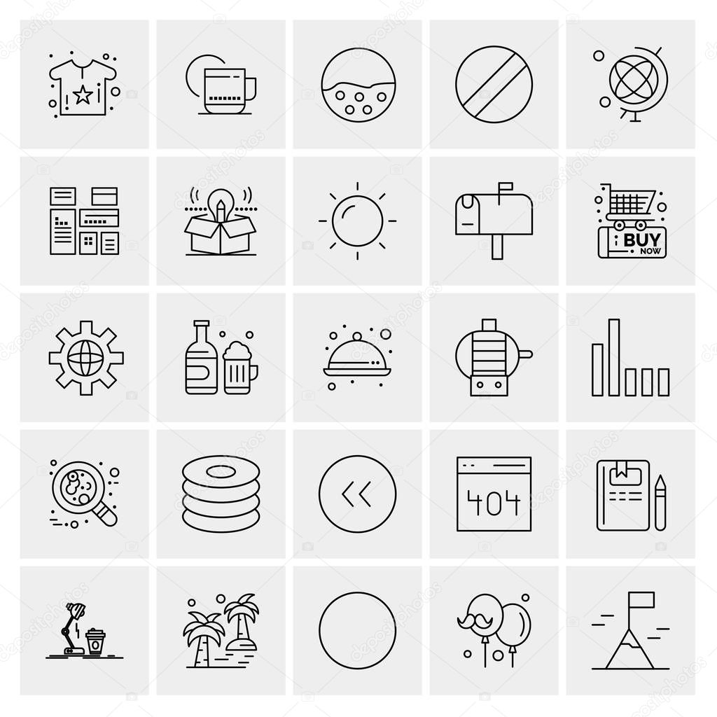 set of universal creative icons, simply vector Illustrations for web and mobile apps and projects 