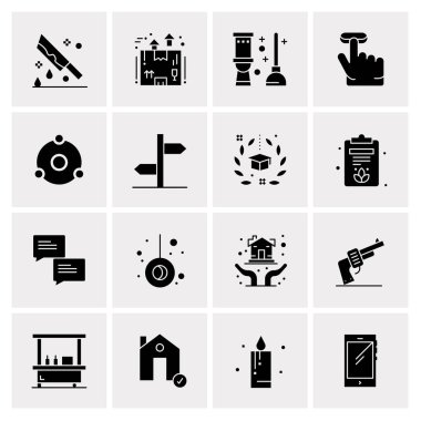 16 Evrensel Simge İş Vektörü