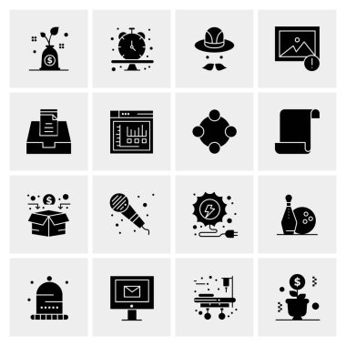 16 Evrensel Simge İş Vektörü