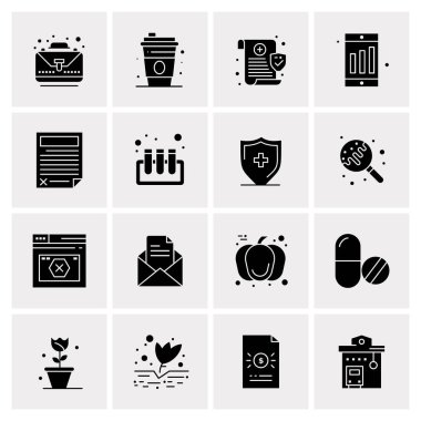 16 Evrensel Simge İş Vektörü