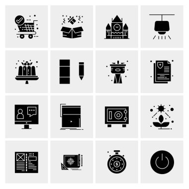 16 Evrensel Simge İş Vektörü