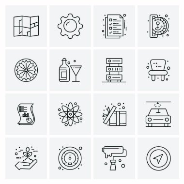 16 Evrensel Simge İş Vektörü