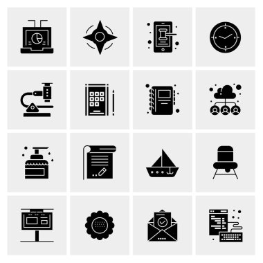 16 Evrensel Simge İş Vektörü