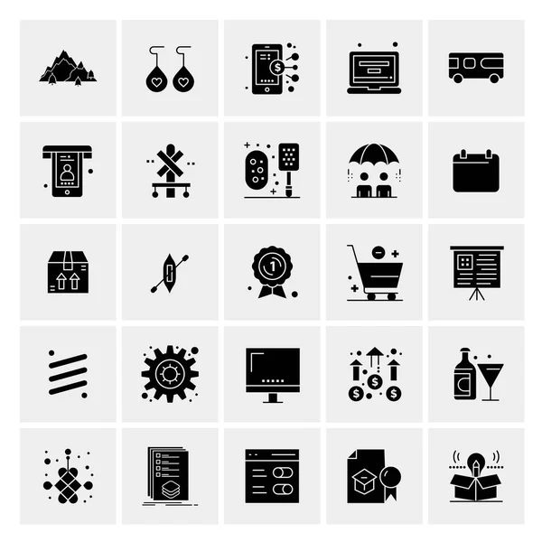 Set de 25 iconos de negocio universales Vector — Archivo Imágenes Vectoriales