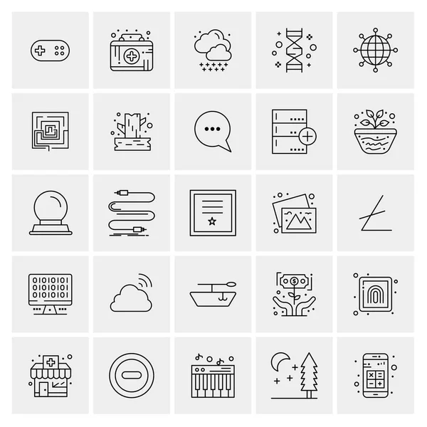 Conjunto Iconos Creativos Universales Simplemente Vector Ilustraciones Para Aplicaciones Web — Vector de stock