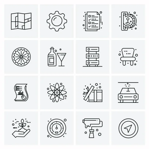 16 Evrensel Simge İş Vektörü