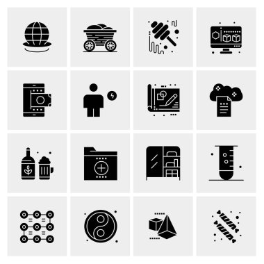 16 Evrensel Simge İş Vektörü