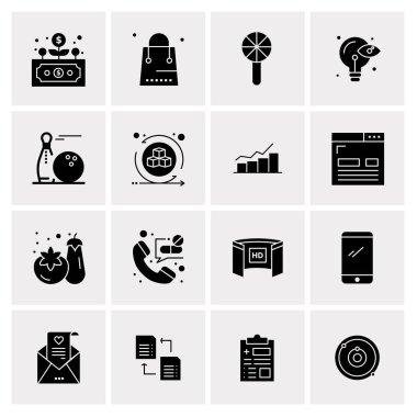 16 Evrensel Simge İş Vektörü