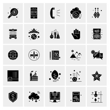 Evrensel yaratıcı simgeler kümesi, web ve mobil uygulamalar ve projeler için basit vektör illüstrasyonları 