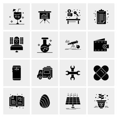 16 Evrensel Simge İş Vektörü