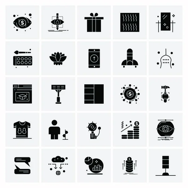 Set van 25 Universele Business Iconen Vector — Stockvector