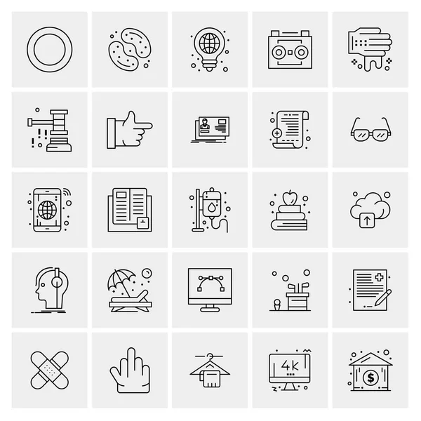 Set Universal Creative Icons Simply Vector Illustrations Web Mobile Apps — Stock Vector