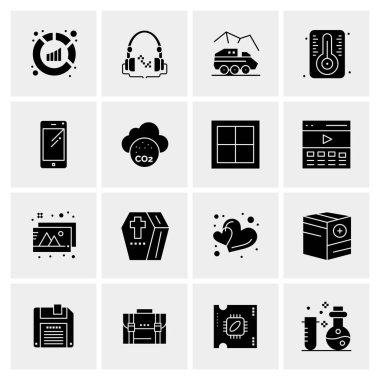 16 Evrensel Simge İş Vektörü