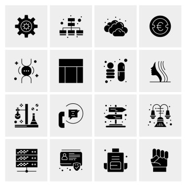 16 Evrensel Simge İş Vektörü