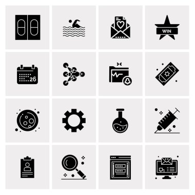 16 Evrensel Simge İş Vektörü