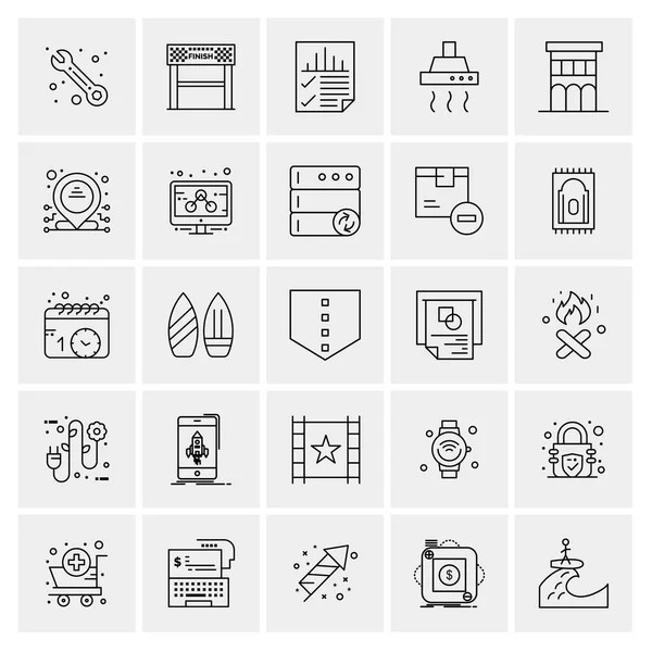 Conjunto Iconos Creativos Universales Simplemente Vector Ilustraciones Para Aplicaciones Web — Vector de stock