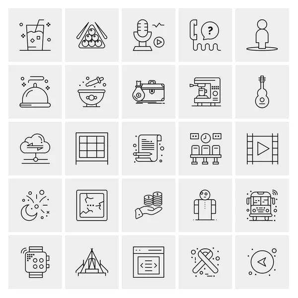 Conjunto Iconos Creativos Universales Simplemente Vector Ilustraciones Para Aplicaciones Web — Vector de stock