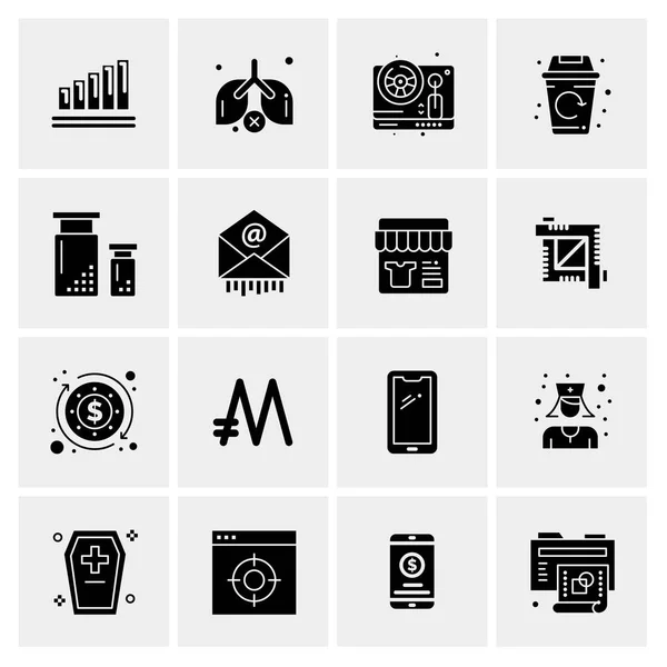 Conjunto Iconos Creativos Universales Simplemente Vector Ilustraciones Para Aplicaciones Web — Archivo Imágenes Vectoriales