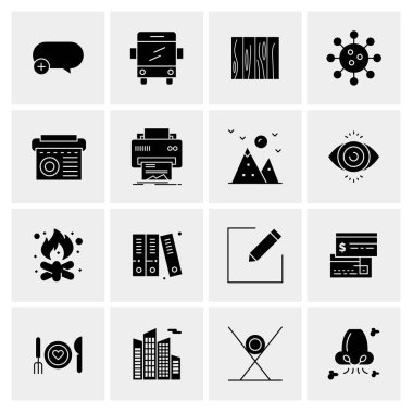 16 Evrensel Simge İş Vektörü