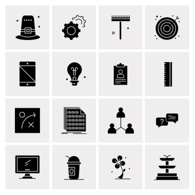 16 Evrensel Simge İş Vektörü