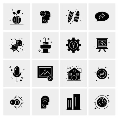 16 Evrensel Simge İş Vektörü