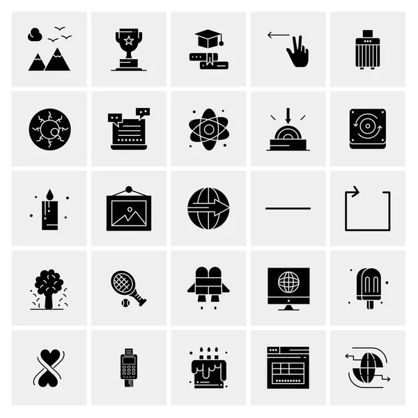 Conjunto Iconos Creativos Universales Simplemente Vector Ilustraciones Para Aplicaciones Web — Vector de stock