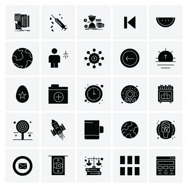 普遍的な創造的なアイコンのセット 単にベクトル イラストFor Web Mobile App Projects — ストックベクタ