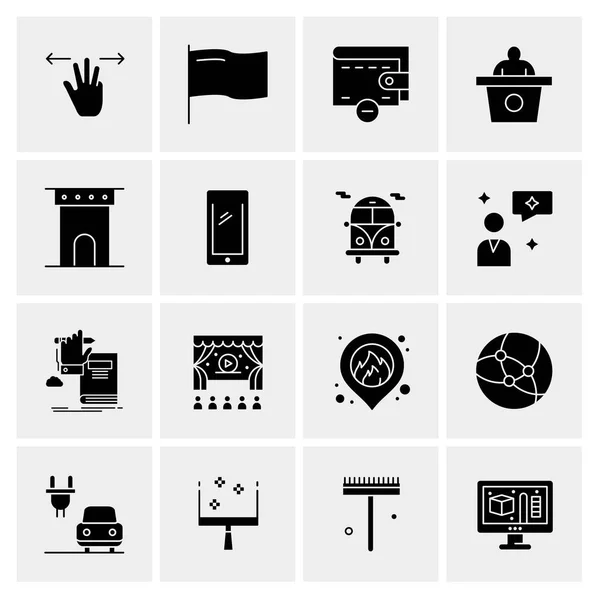 Business Universal Icons Vector 모바일 프로젝트에 사용하기 크리에이티브 아이콘 — 스톡 벡터