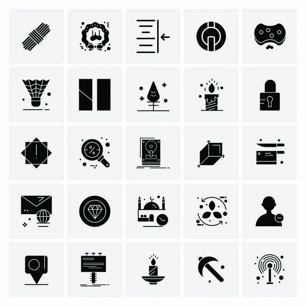 Conjunto Iconos Creativos Universales Simplemente Vector Ilustraciones Para Aplicaciones Web — Vector de stock