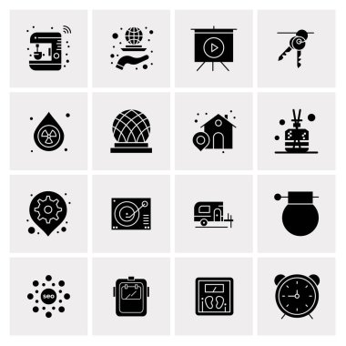 16 Evrensel Simge İş Vektörü