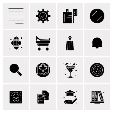 16 Evrensel Simge İş Vektörü