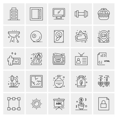 16 Evrensel Simge İş Vektörü