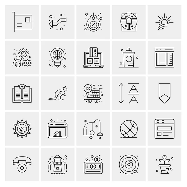 Набор Универсальных Креативных Иконок Просто Векторные Иллюстрации Веб Мобильных Приложений — стоковый вектор