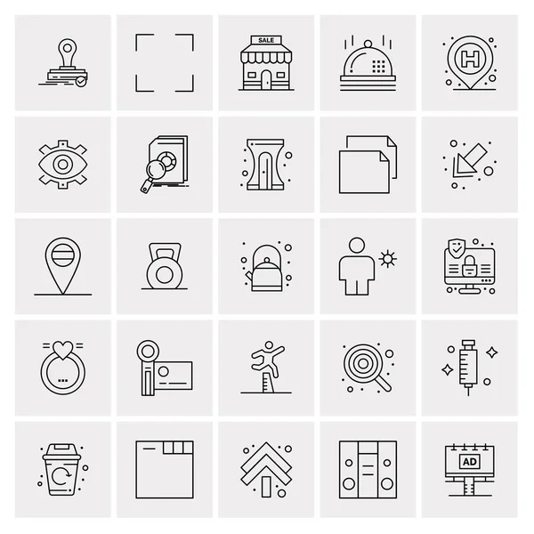 Set Universal Creative Icons Simply Vector Illustrations Web Mobile Apps — Stock Vector