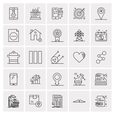 16 Evrensel Simge İş Vektörü