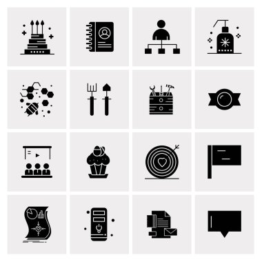 16 Evrensel Simge İş Vektörü