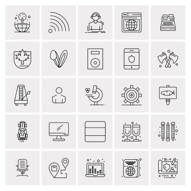 16 Evrensel Simge İş Vektörü