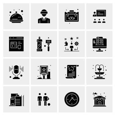 16 Evrensel Simge İş Vektörü