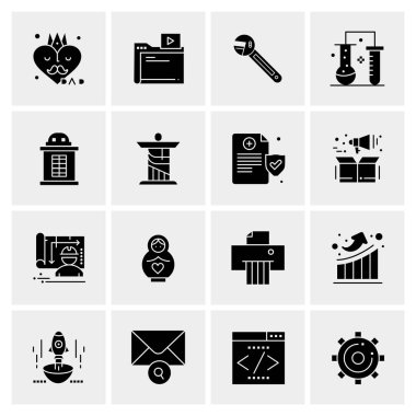 16 Evrensel Simge İş Vektörü