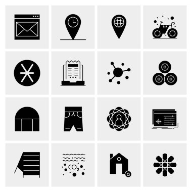 16 Evrensel Simge İş Vektörü