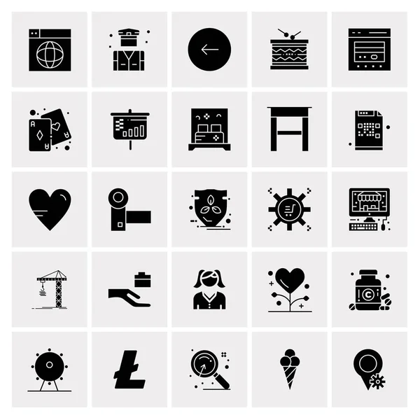 Conjunto Iconos Creativos Universales Simplemente Vector Ilustraciones Para Aplicaciones Web — Vector de stock