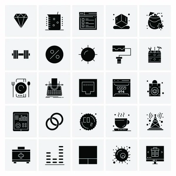 Ensemble Icônes Créatives Universelles Simplement Vectorielles Illustrations Pour Applications Projets — Image vectorielle