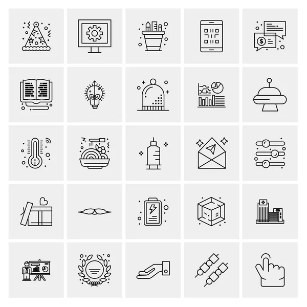 Conjunto Iconos Creativos Universales Simplemente Vector Ilustraciones Para Aplicaciones Web — Vector de stock