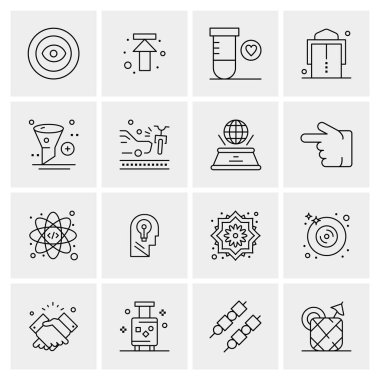 16 Evrensel Simge İş Vektörü