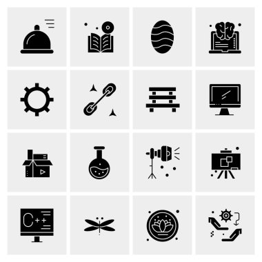 16 Evrensel Simge İş Vektörü