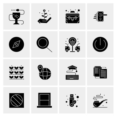 16 Evrensel Simge İş Vektörü