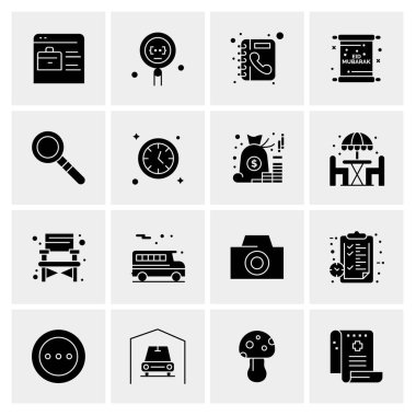 16 Evrensel Simge İş Vektörü