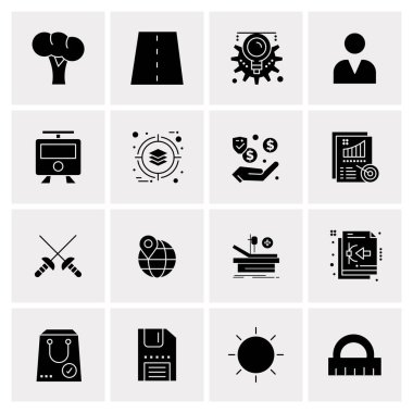 16 Evrensel Simge İş Vektörü